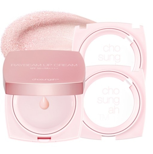 レイビームアップクリーム エンジェルリングエディション ピンク SPF50+ PA+++ 14g+リフィル2pセット