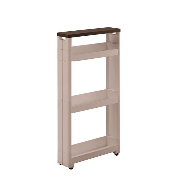 [3個セット] 不動技研 スマートワゴンFit WT45 [4段/幅12.5cm グレー] 組立式 F-2540 7,958円