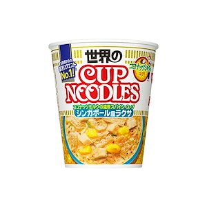 日清食品 カップヌードル シンガポール風ラクサ [ココナッツミルクの濃厚スパイシースープ] 80g 12個