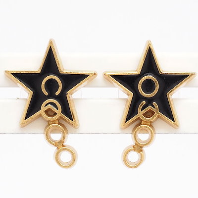 デニムリメイク☆レトロクラシックシャビースタータグ✨️革タグ デニムリメイク☆キラキラストーン&お花付レトロクラシックシャビー