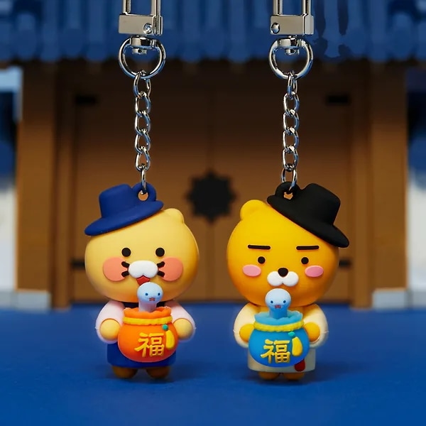 青いヘビ 福袋 LED キーホルダー_ ライアン チュンシク