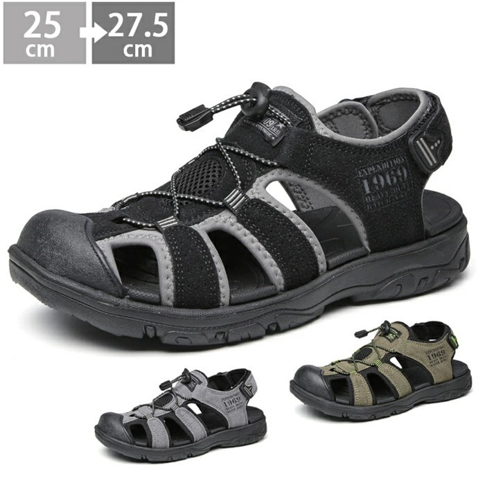 【大好評！最安値挑戦!】父日プレゼント サンダル メンズ スポーツサンダル おしゃれ サンダル アウトドア サンダル メンズ つま先保護 スポーツ サンダル ビーチサンダル アウトドア ストラップサン