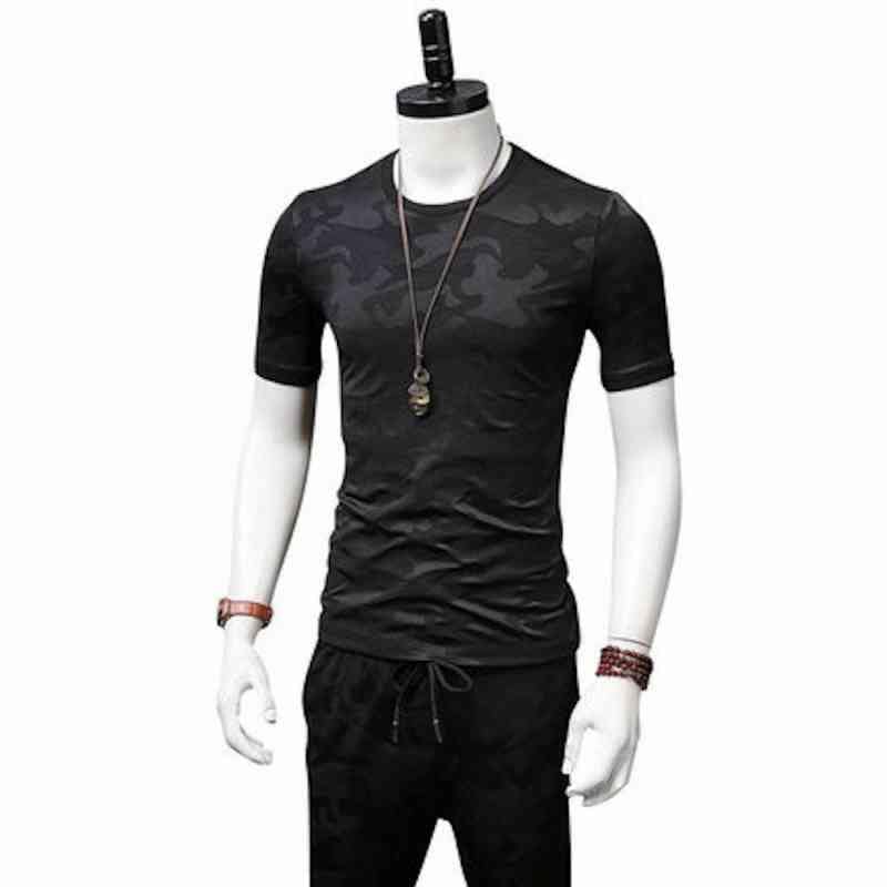 Tシャツ メンズ 7分袖 ゆったり 薄手 Vネック オシャレ ブラック ジャケット ロング ブランド ワッフル 涼しい 40代 綿 コットン 人気 おすすめ ポリエステル 肌着 シャツ ティーシャツ