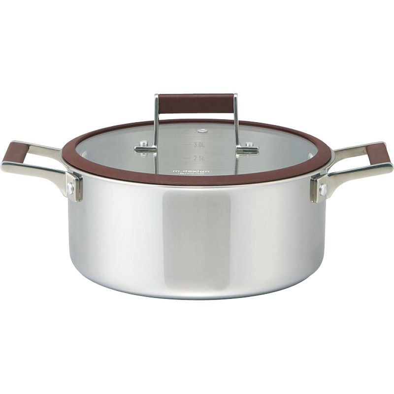 エムデザイン ラミーナ 両手鍋22cm 9,900円