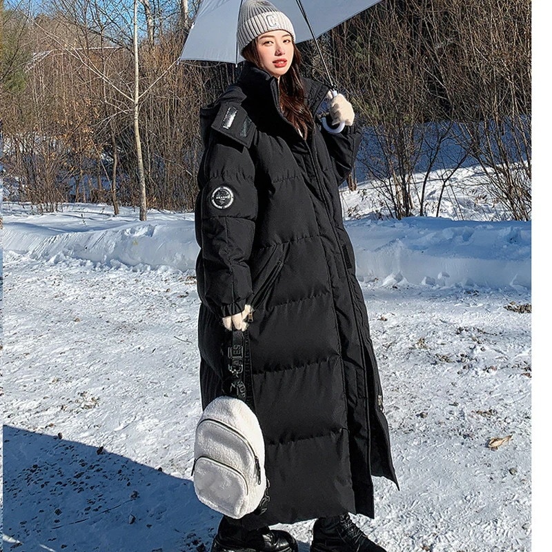 新入庫 ロングコート レディース ダウンコート アウター 暖かい コート カジュアル 厚手 スダウンジャケット 中綿 ベンチコート 体型カバー フード付き ハイネック 防寒