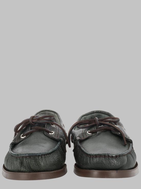 PARABOOT Men Laced up Shoes 780550 BARTH MARINEMARRON GREEN