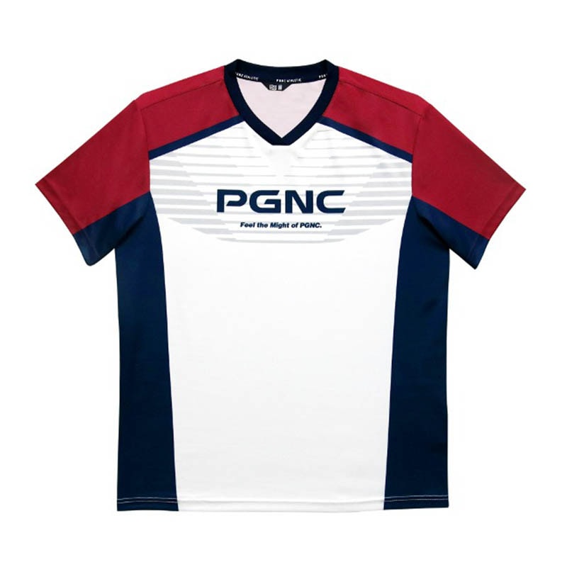 PGNC男女共用スポーツ半袖バドミントンTシャツRT-1041