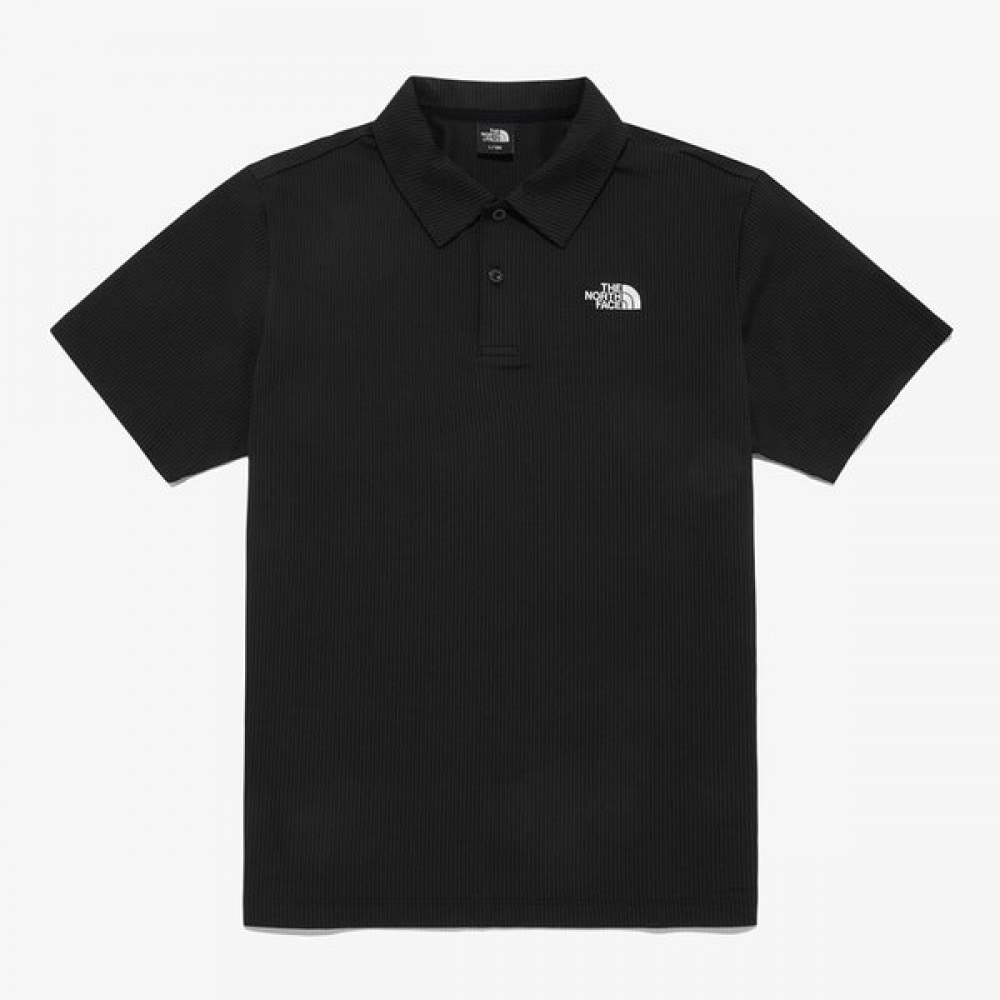[ノースフェイス公式] NT7PR07A メンズスウィング半袖ポロシャツ_ブラック