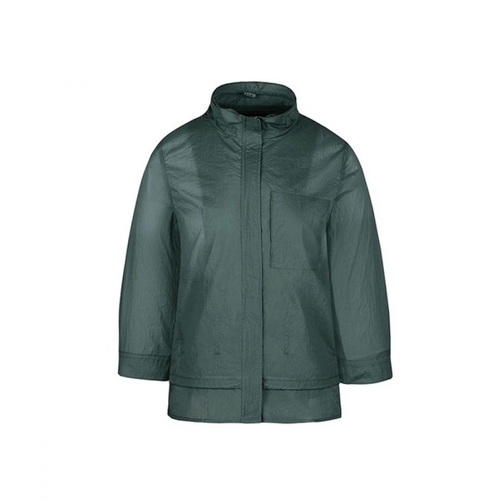 [オリビアハスラー] ダークグリーン防風ストリングジャンパーOHCMJP203