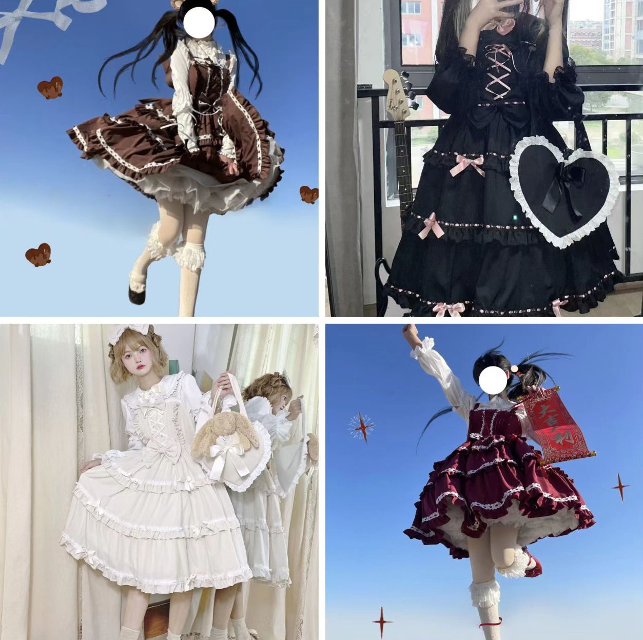 春日バラードのスポットが落ちて絶版ロリータワンピースが売り切れた