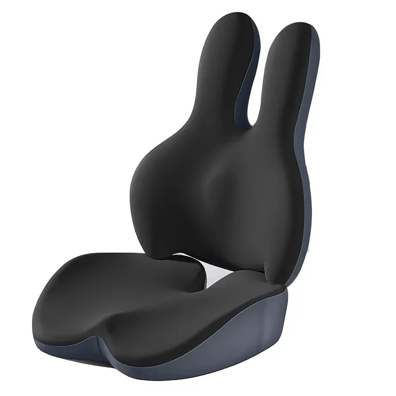 【3日以内発送】メモリーフォーム製の整形外科用クッション 車のシート用 ウエストサポート 腰痛用の整形外科用フットクッション