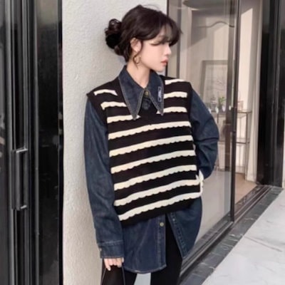 36951 PLEATSPLEASE ノースリーブワンピース 裾切り込みデザイン 36951