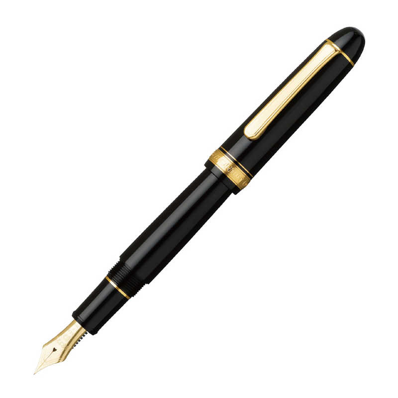 プラチナ萬年筆　#3776センチュリー 万年筆 #1 ブラックインブラック PNB-15000 EF(極細字) ブラックインブラック　PNB-15000#1EF