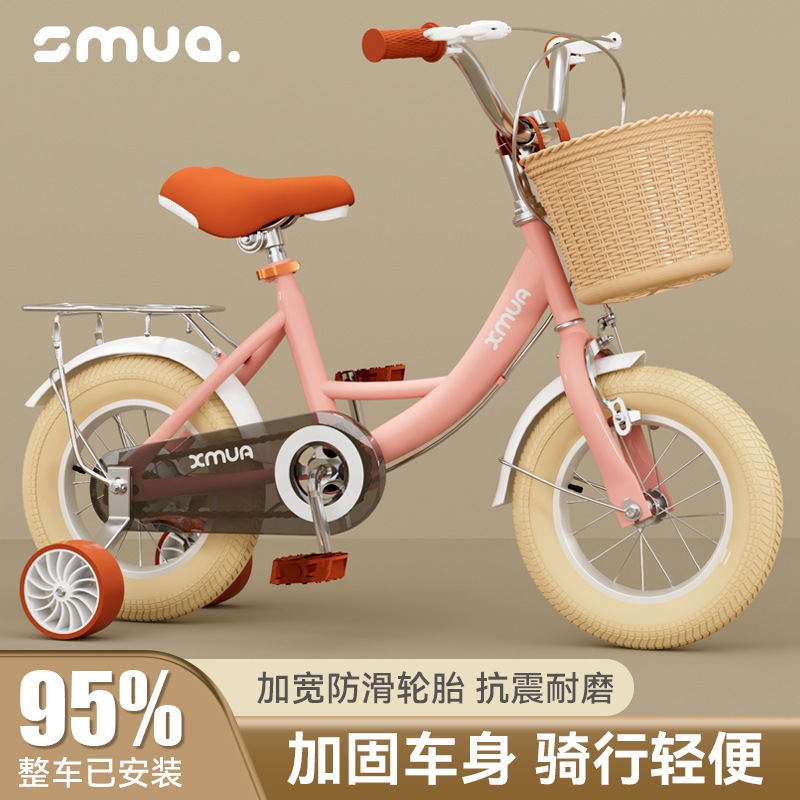 ソースメーカー新品子供用自転車2-3-4-5-6-7-9歳の男の子と女の子の自転車とベビーカーの卸売