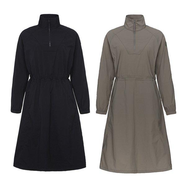 女性レジャー登山ワンピース ルクラ ストリング 長袖ワンピース2 1BYOPFU501