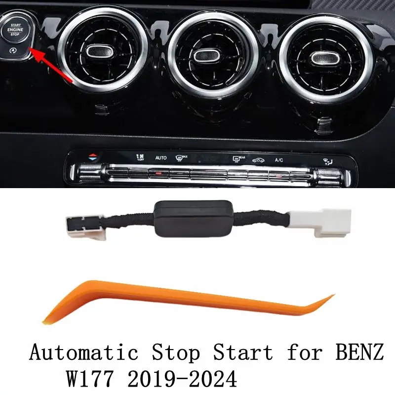 ベンツ W177 2019-2024 Aクラス オートストップスタートキャンセラー スタートストップエンジンイリミネーター プラグアンドプレイ ストップディセーブラーケーブル 輸入品