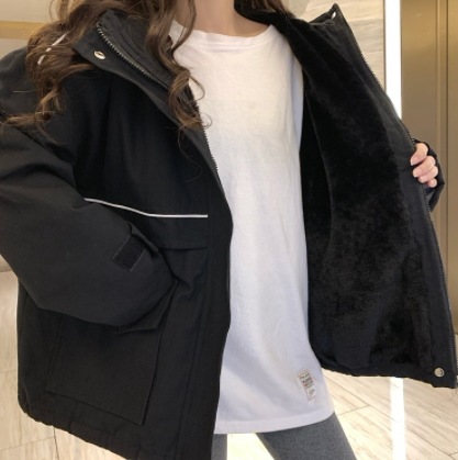 ジャケット 技あり アウター レギュラー丈 袖あり 長袖 フード ストレート ファスナー ポケット