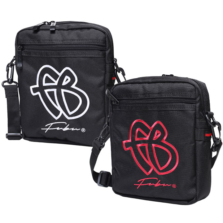 FUBU バッグ メンズ レディース 春夏秋冬用 全2色 小さいサイズ フブ ミニショルダーバッグ 大人 小さめ ポーチ おしゃれ 筆記体ロゴ スクリプトロゴ 5,838円