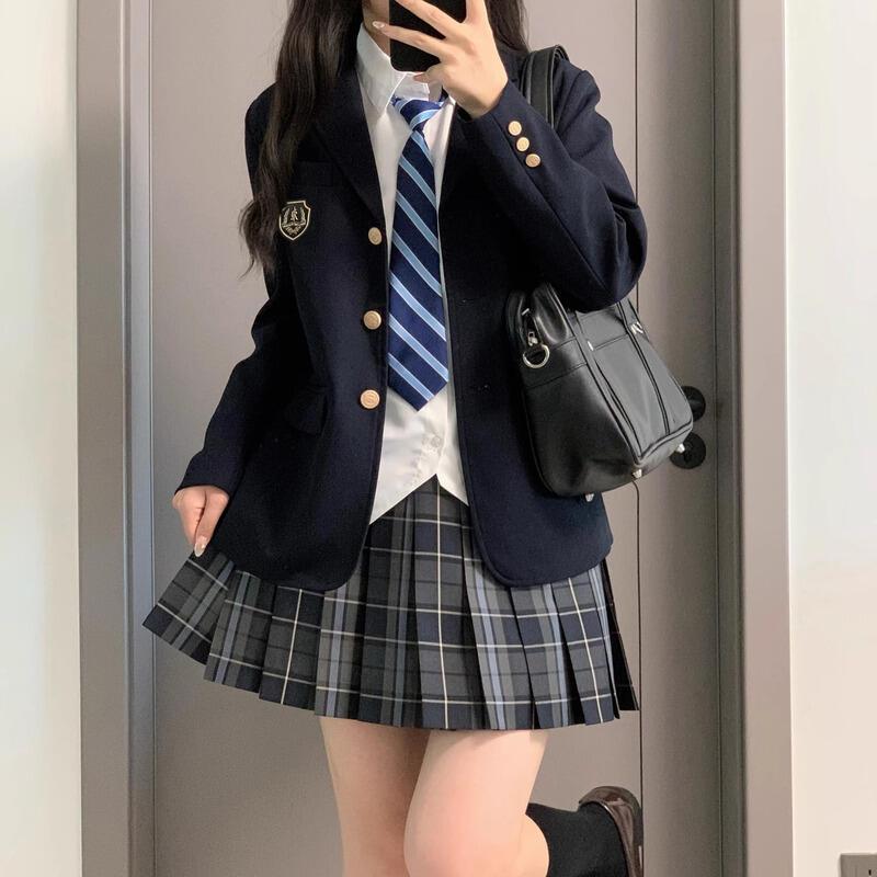 新しく追加されたジャケット女性と秋のコートアウター長袖ブレザー新しいショルダーパッドJKユニフォーム早春スーツ