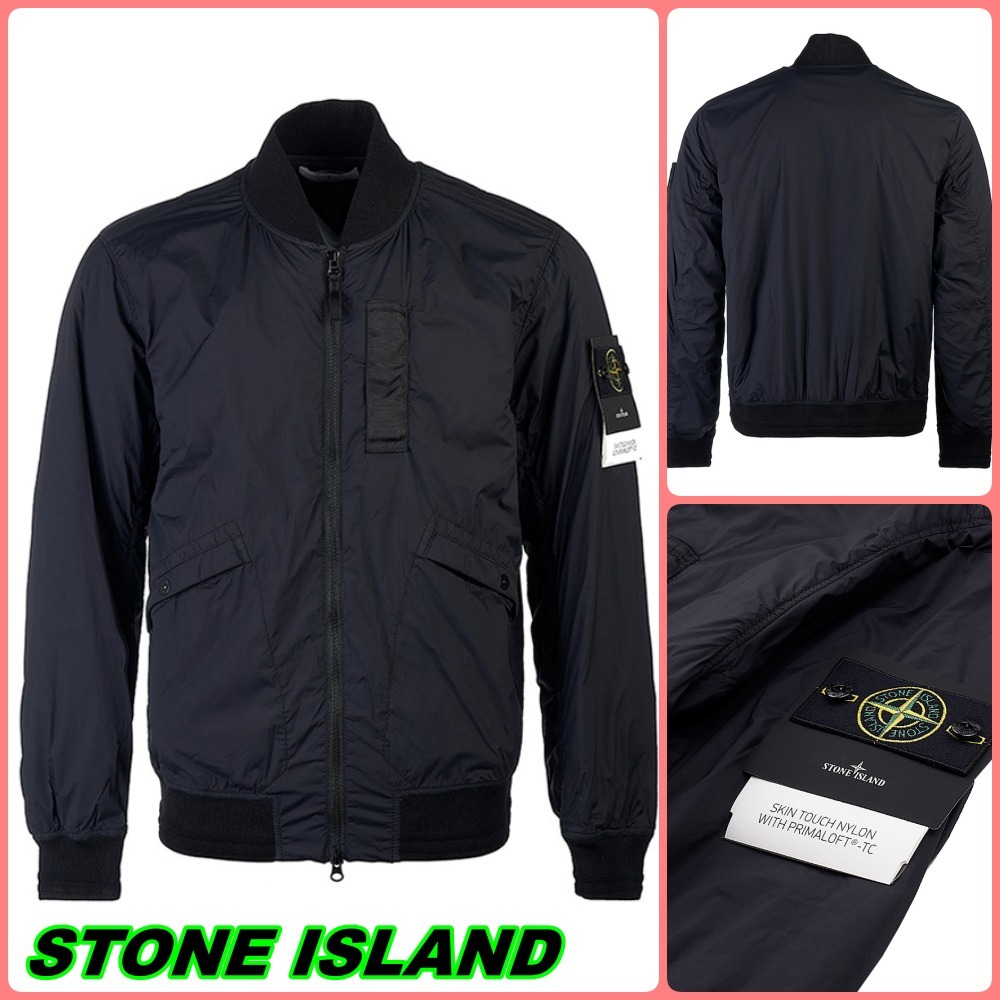 【STONE ISLAND】Waffen Patch Bomber Jacket