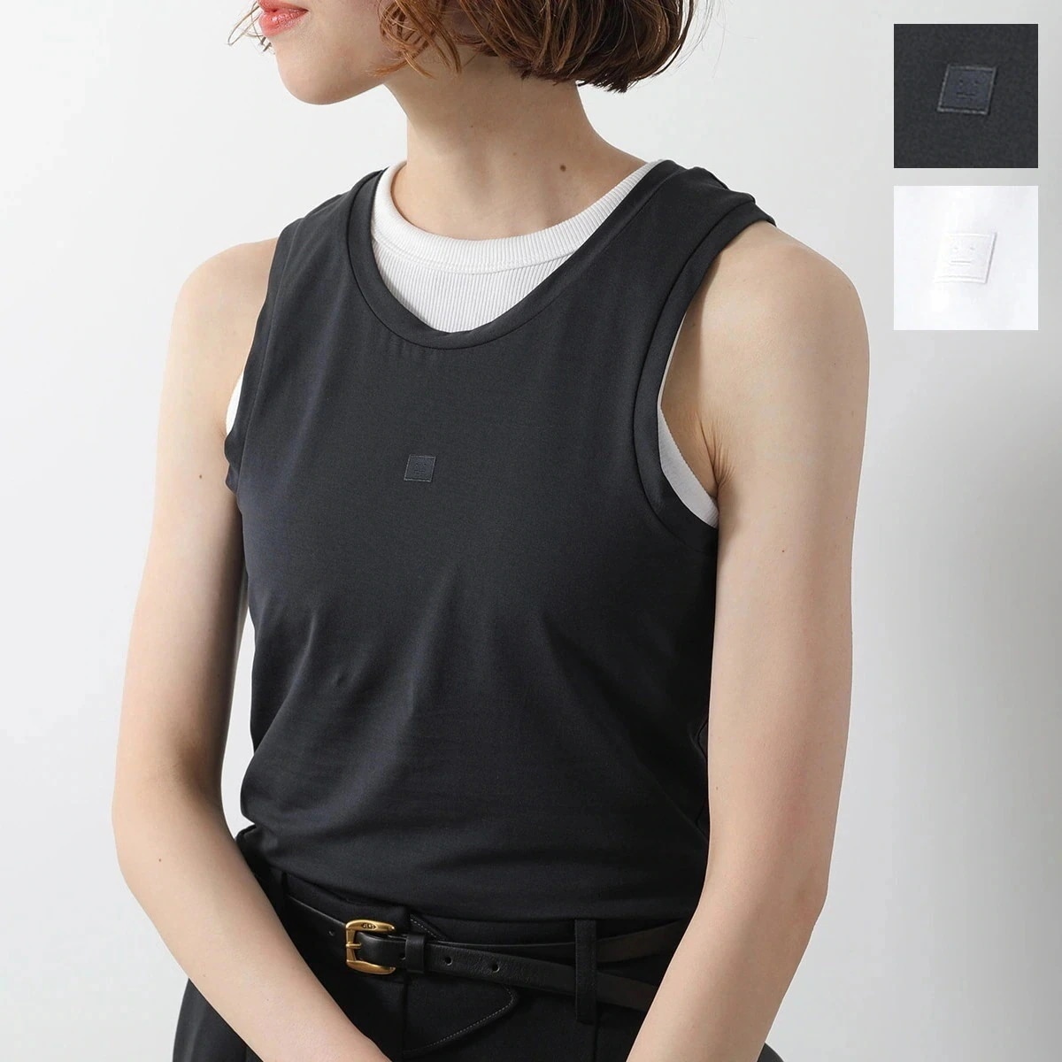 Acne Studios アクネストゥディオズ タンクトップ Face フェイス CL0314 FA-UX-TSHI000314 レディース ノースリーブ ロゴ