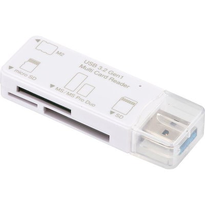 他サイト： PC-SCRWU303-W [マルチカードリーダー 49メディア対応 USB3.2Gen1 ホワイト]の商品画像