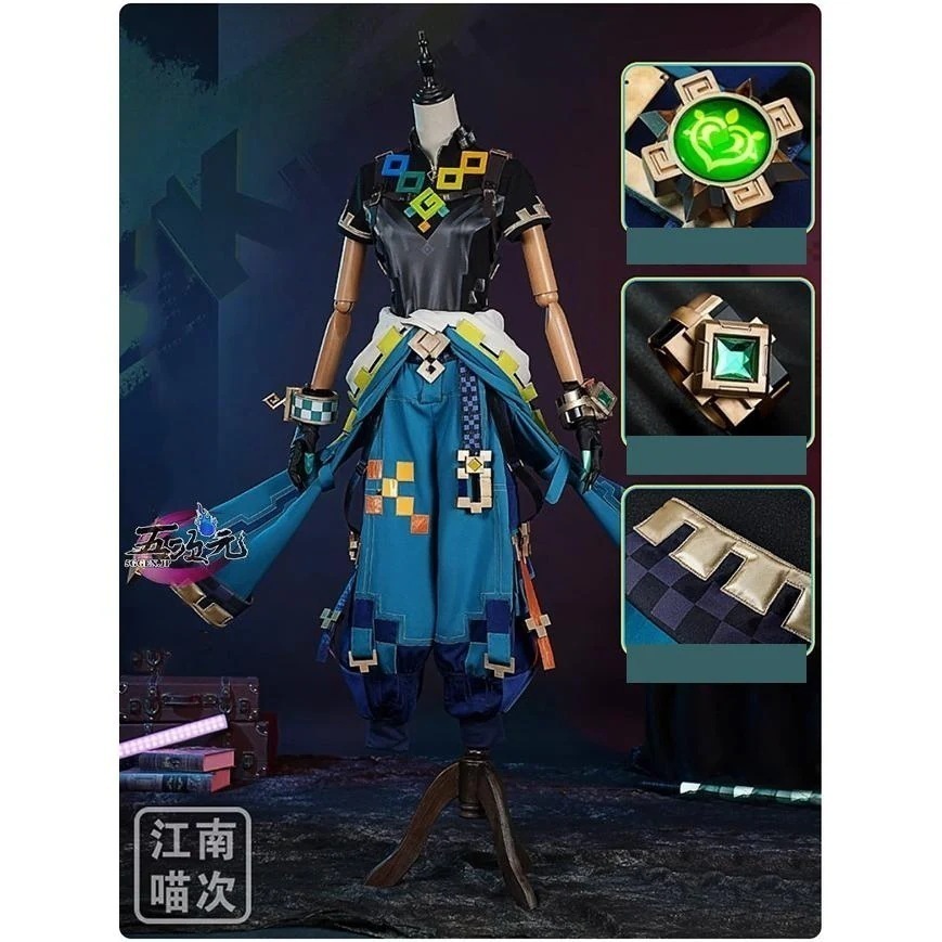 即納あり 江南猫次　原神　コスプレ　キィニチ　衣装　ins大人気 ウィッグ　靴　武器　髙!品!質