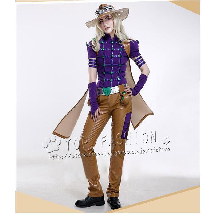 【本日限定】ジョジョ奇妙な冒険 第七部 スティール・ボール・ラン ジャイロ・ツェペリ コスチューム 舞台装 演出服 変装 仮装 ハロウィン イベ ント コス 撮影 祭り