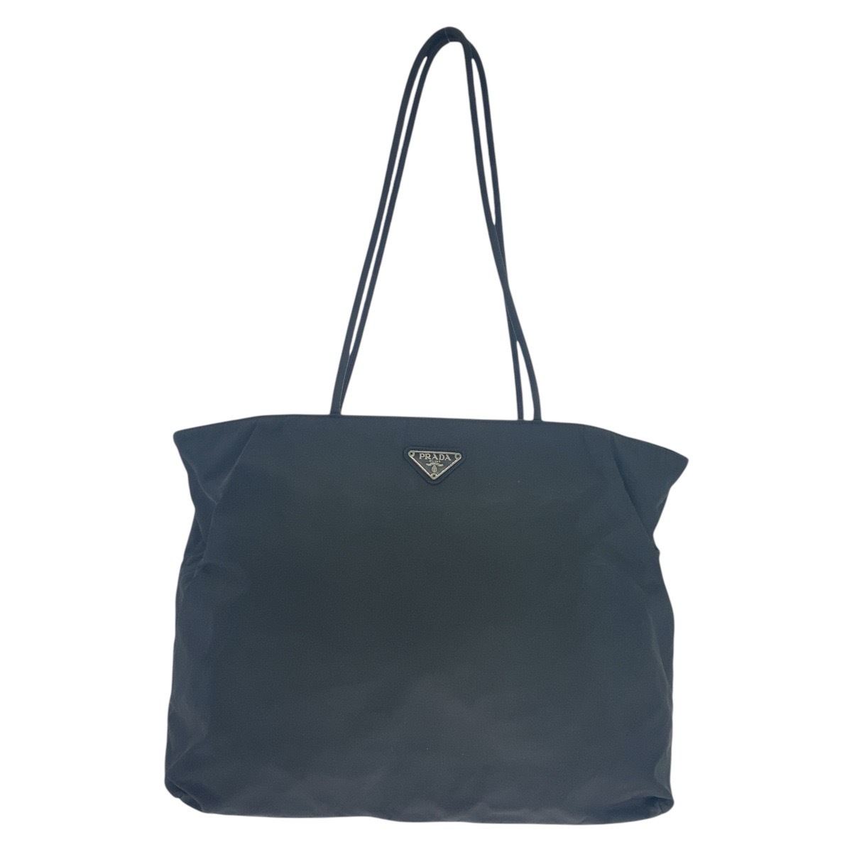 テスート 三角ロゴプレート ブラック 黒 シルバー金具 ナイロン ショルダーバッグ トートバッグ レディース 411246