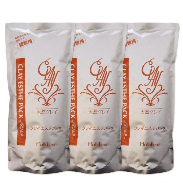 クレイエステ パック 500g 詰め替え 3個 セット