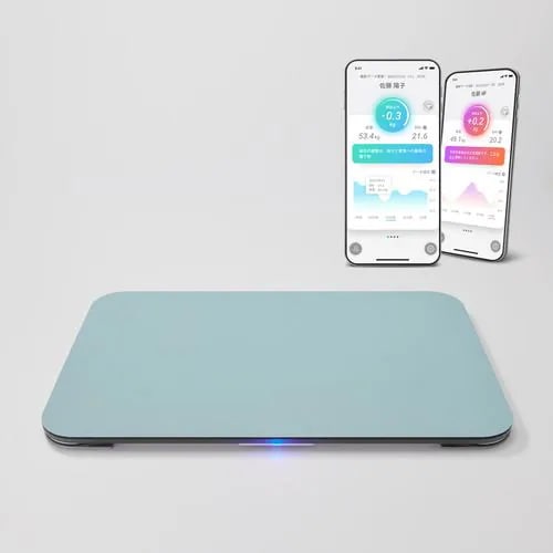 issin SBM22U01LJ-GN スマートバスマットグリーン 600×390 グリーン体重計