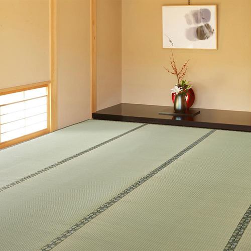 【メーカー直送品】萩原 国産い草カーペット 天草 団地間4.5帖