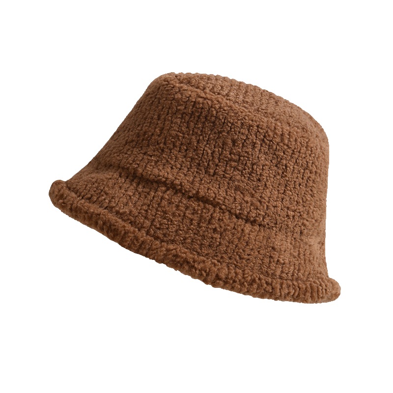 小さな帽子の女性の秋と冬の新入生の漁師の帽子冬の年齢の削減と暖かい通りの射撃の帽子