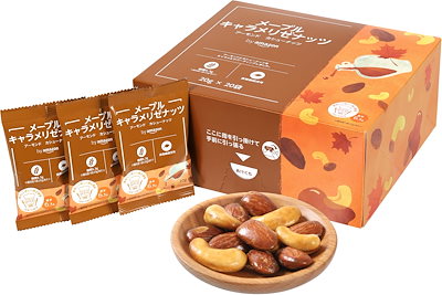 他サイト： by Amazon メープルキャラメリゼナッツ 20P 個包装の商品画像