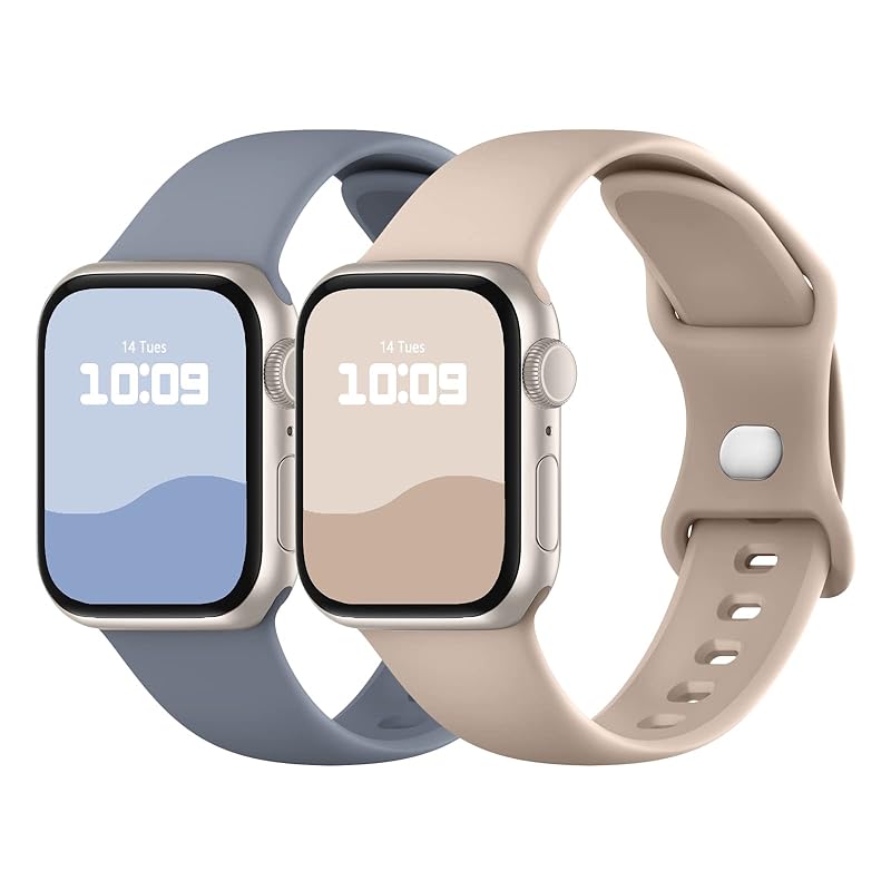 コンパチブル Apple Watch バンド 41mm 40mm 38mm アップルウォッチ バンド シリコン製 スポーツバンド iwatch Series 9/8/7/SE/6/5/4/3/2/1
