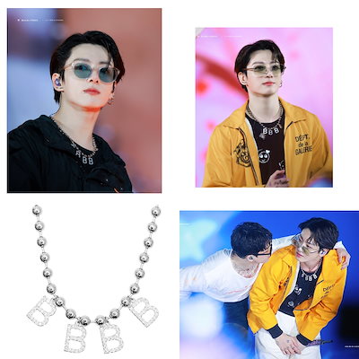 BPL BTSジョングク着用 4p ball-chain BBBB necklaceジョング...のサムネイル