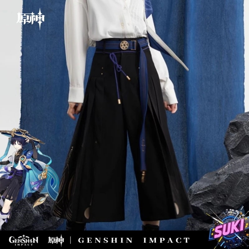 【プロ品質を極める!】原神 グッズ / 放浪者 インプレッションシリーズ / ワイドパンツ / Genshin Impact Wanderer 流浪者 げんしん コスプレ