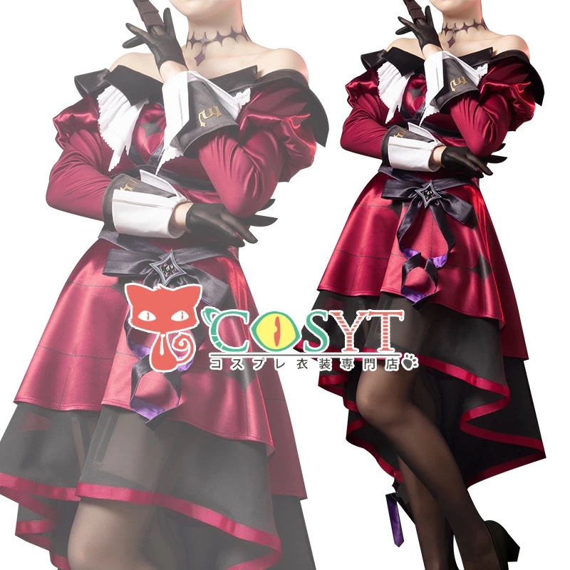 バーチャルYouTuber Vtuber サロメ コスプレ衣装 ワンピース 仮装 変装 可愛い コスプレ cosplay ゲーム イベント パーティ