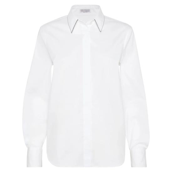 BRUNELLO CUCINELLI Women Shirts M0091MA606 C159 WHITE