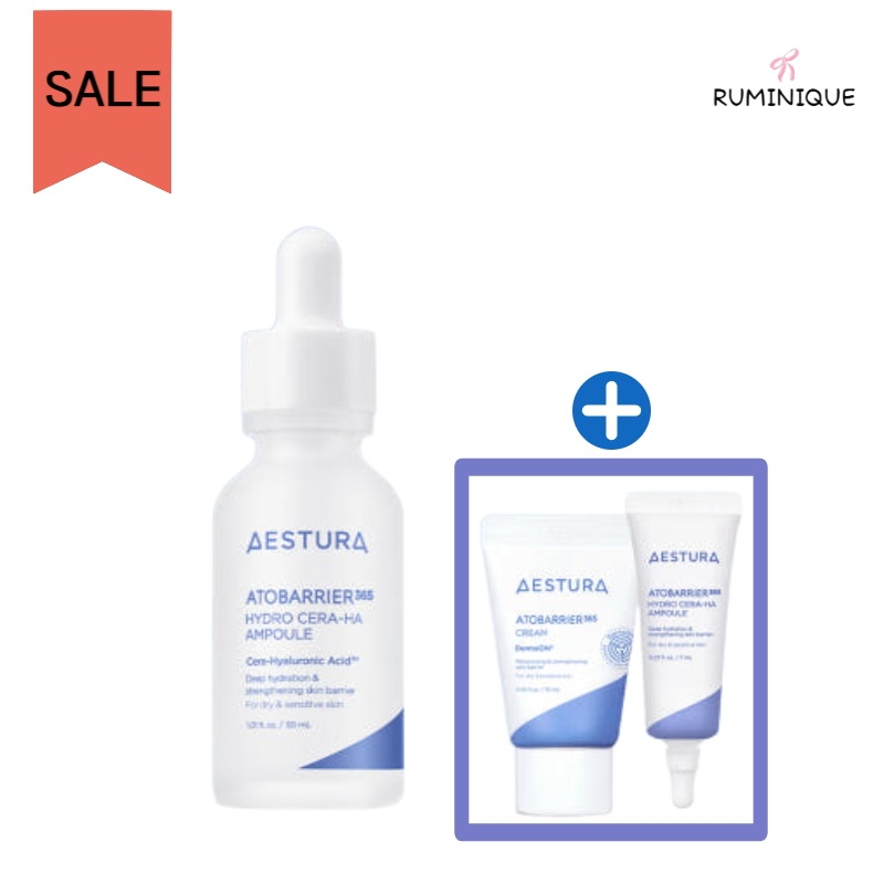 [365日うるおいをチャージする水分アンプル SALE] アトベリア365 セラ-ヒアル アンプル 30ml + クリーム 10ml + ンプル 7ml スキンケア / 美容液 / ヒアルロン酸