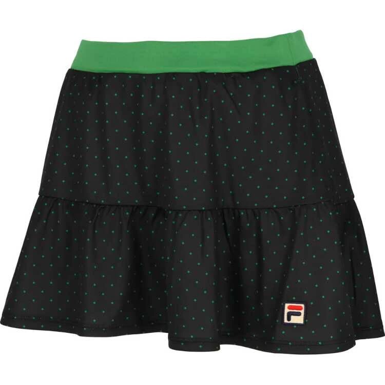 フィラ　タフタ　ネイビー　フレアー　スコート　美品　Mサイズ フィラ FILA 33＿スコート （フィラネイビー） -ファッション