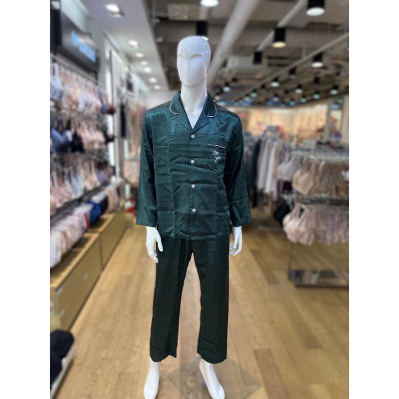 [坡州店] [] ソルブソリッドシルキーメンズパジャマセット GR[SPAE101M]