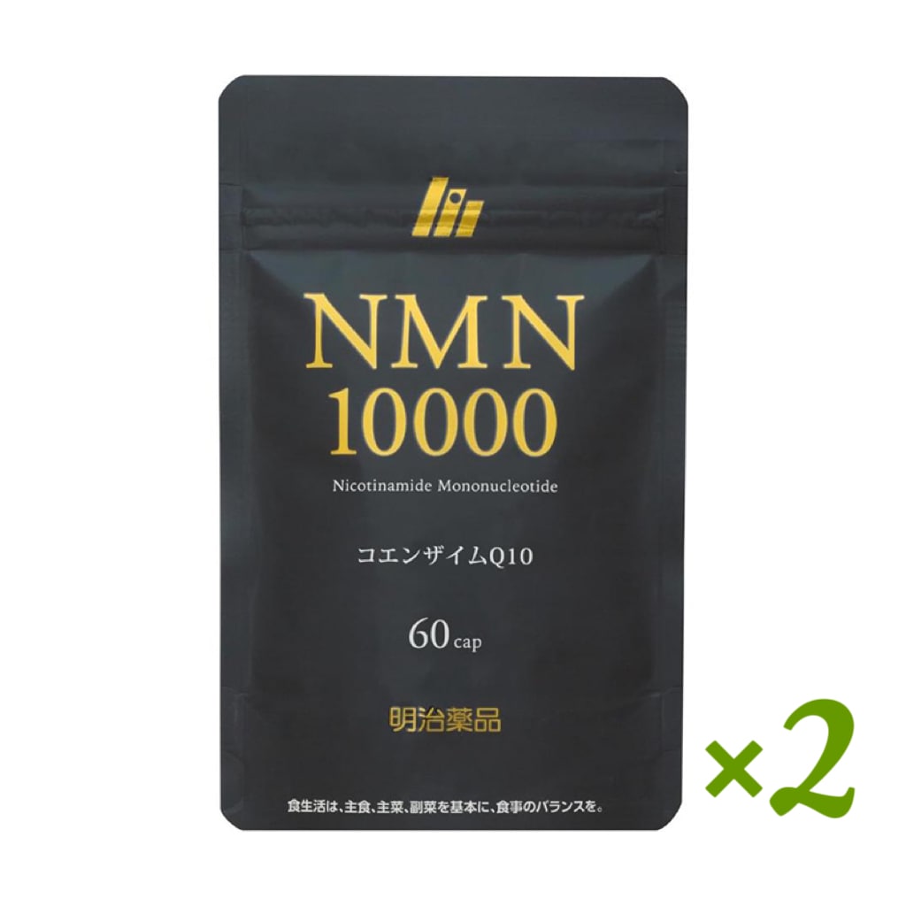 NMN10000 NMN 明治薬品 60粒 パウチタイプ【 2袋セット 】