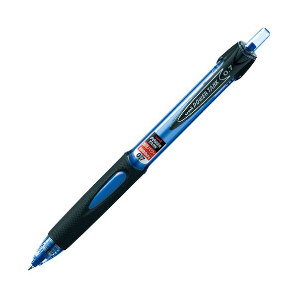 (まとめ) 三菱鉛筆 油性加圧ボールペン パワータンク スタンダード 0.7mm 青 SN200PT07.33 1本 (×50セット)