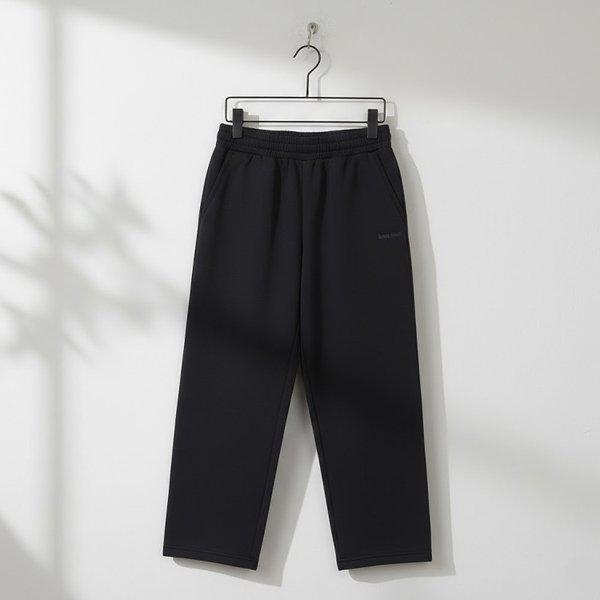 ユニ クッション地 ストレートフィット パンツ QR123LFP13-BLK