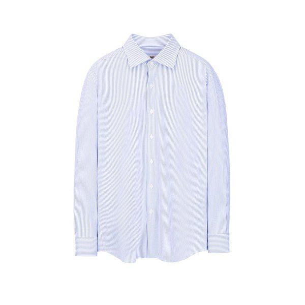[26SS] ブルー レギュラーフィット ストライプ ドレスシャツ (DMSH6E060B2)
