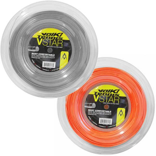 【高性能ポリエステルガットフォルクル Vスター(1.10mm／1.15mm／1.20mm／1.25mm／1.30mm) 200Mロール 硬式テニス(17y5m)