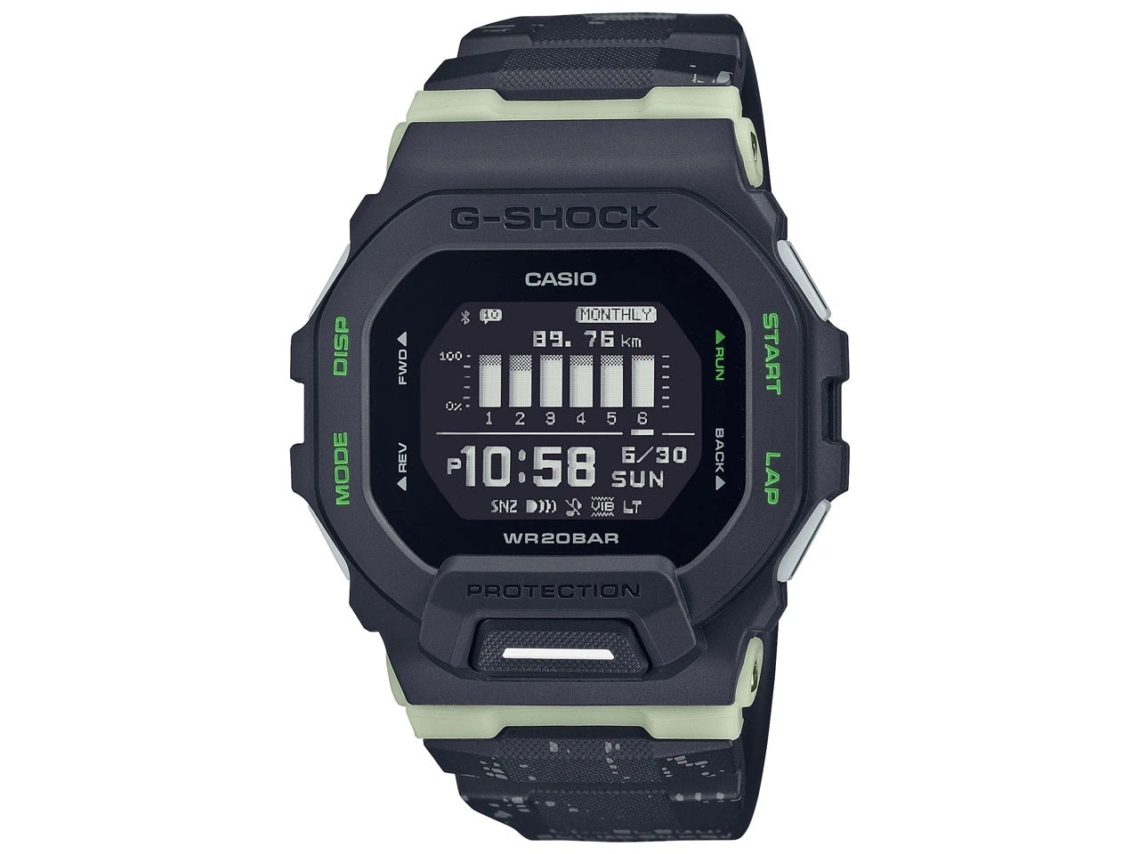 G-SHOCK ジースクワッド GBD-200LM-1JF スマートウォッチ