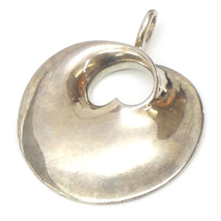 ジョージ・ジェンセン Georg Jensen ペンダントトップ ヒドゥン ハート /シルバー/SV925【中古】(65555)