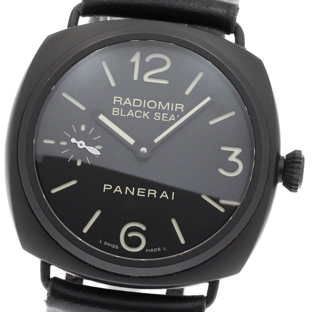 パネライ PANERAI PAM00292 ラジオミール ブラックシール スモールセコンド 手巻き メンズ _837317【中古】